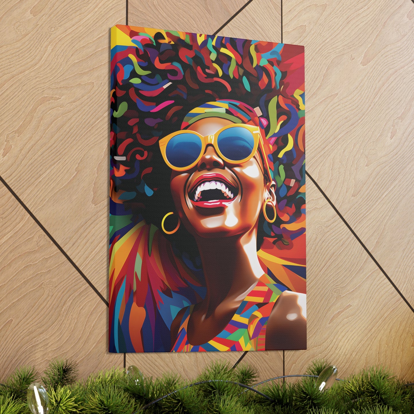Electric Elegance (Tiana) - Canvas Print