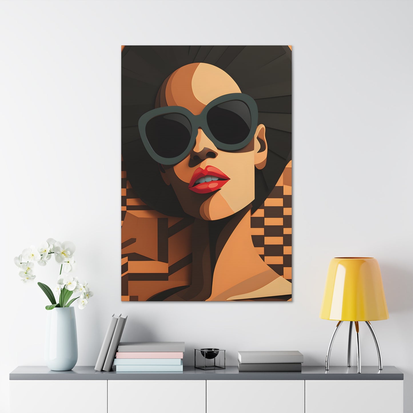 Contours of Confidence (Hazel) - Canvas Print