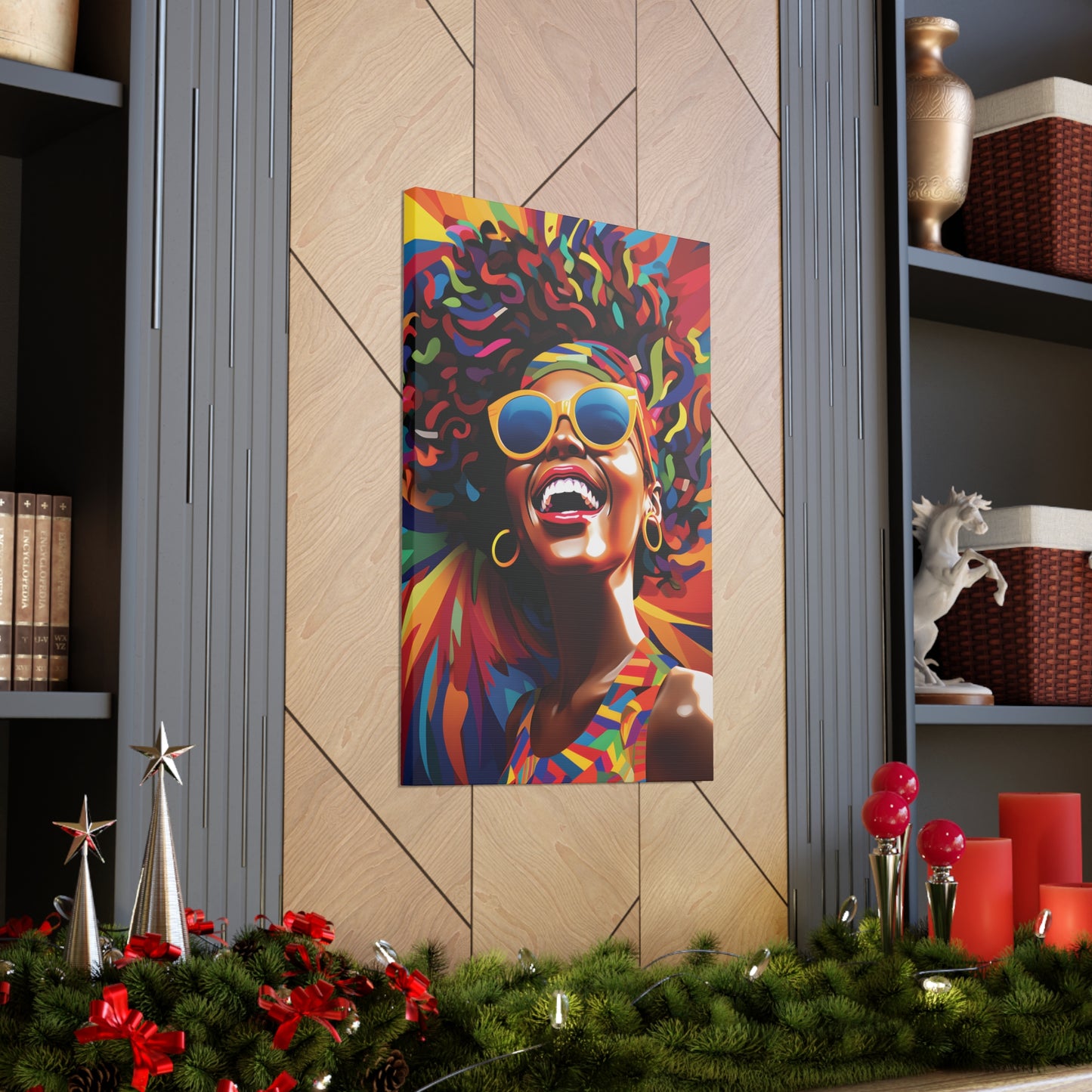 Electric Elegance (Tiana) - Canvas Print