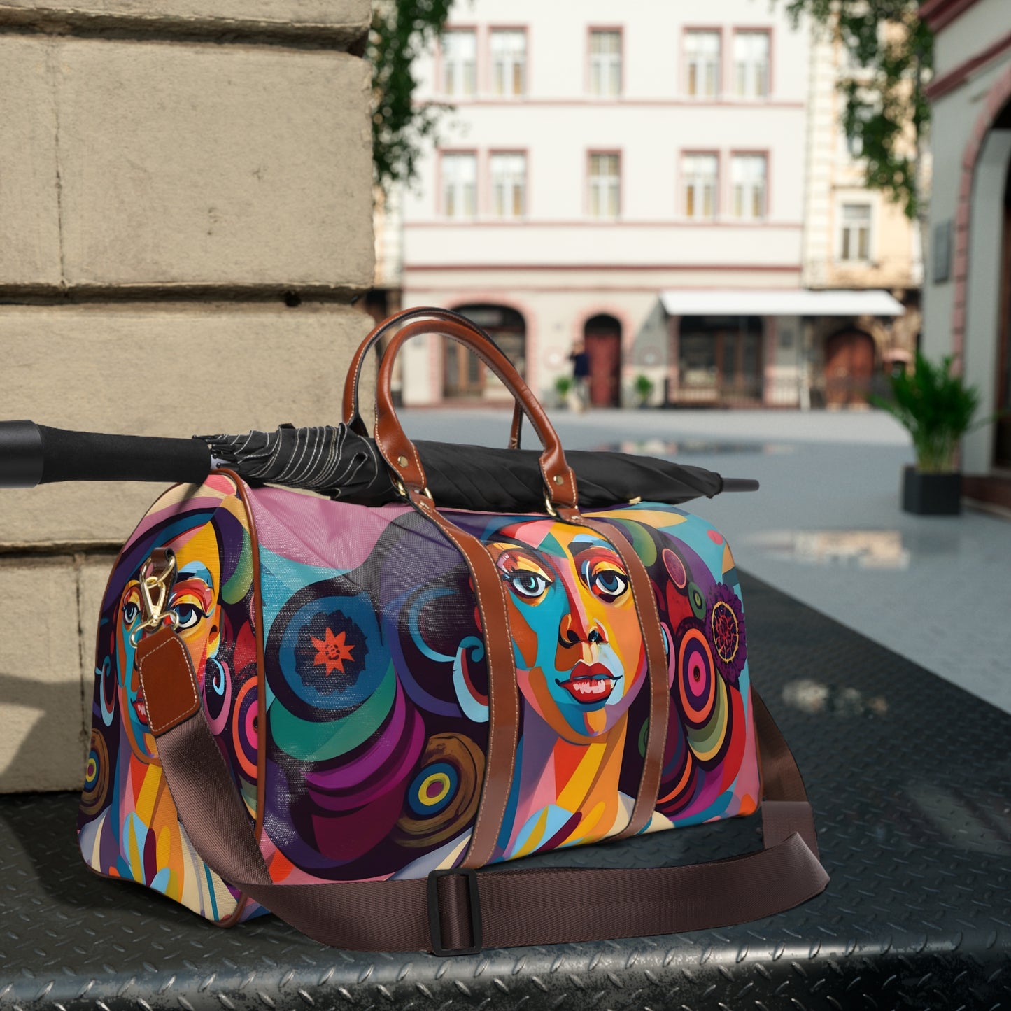 Abstract Africana (Zola) Weekender Travel Bag