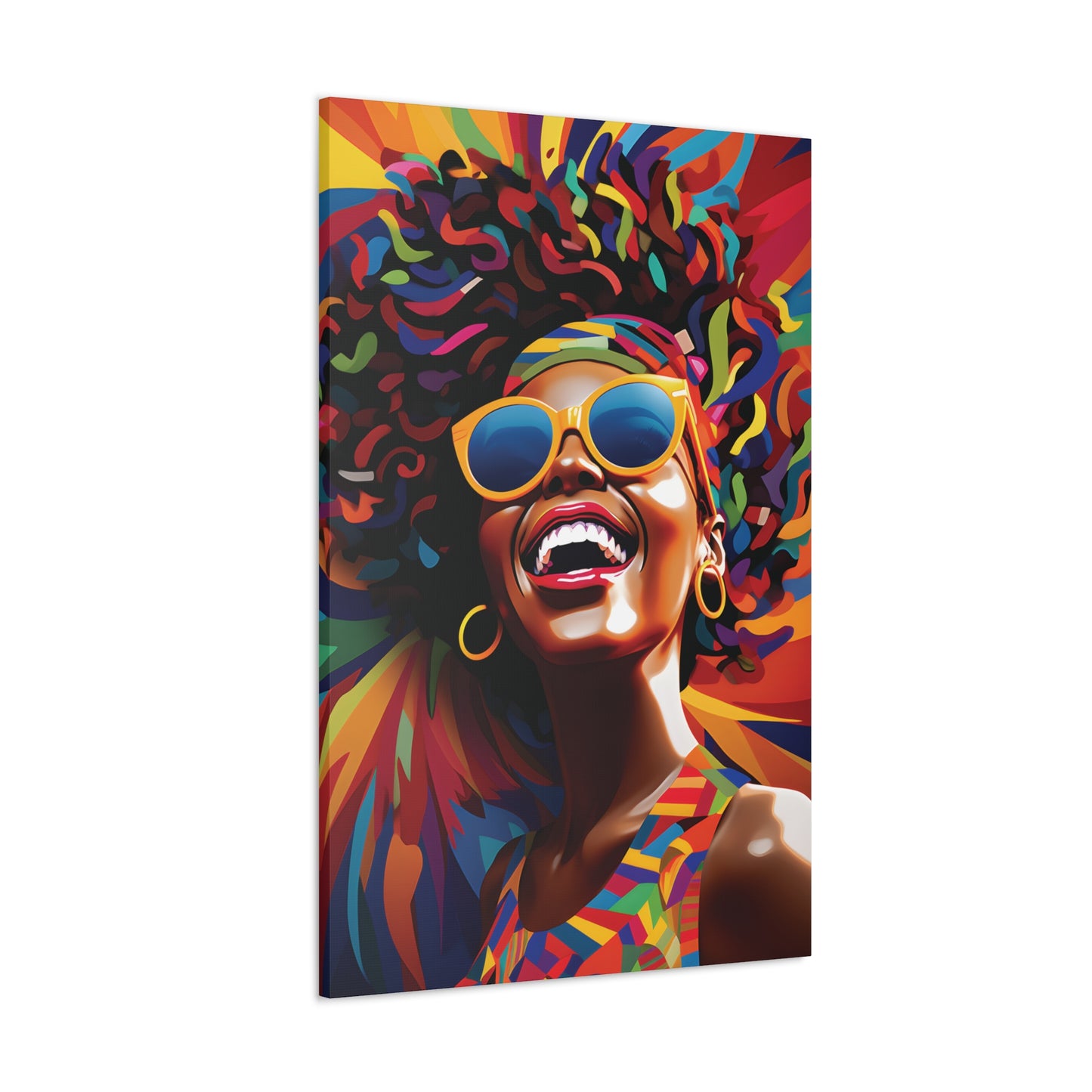 Electric Elegance (Tiana) - Canvas Print