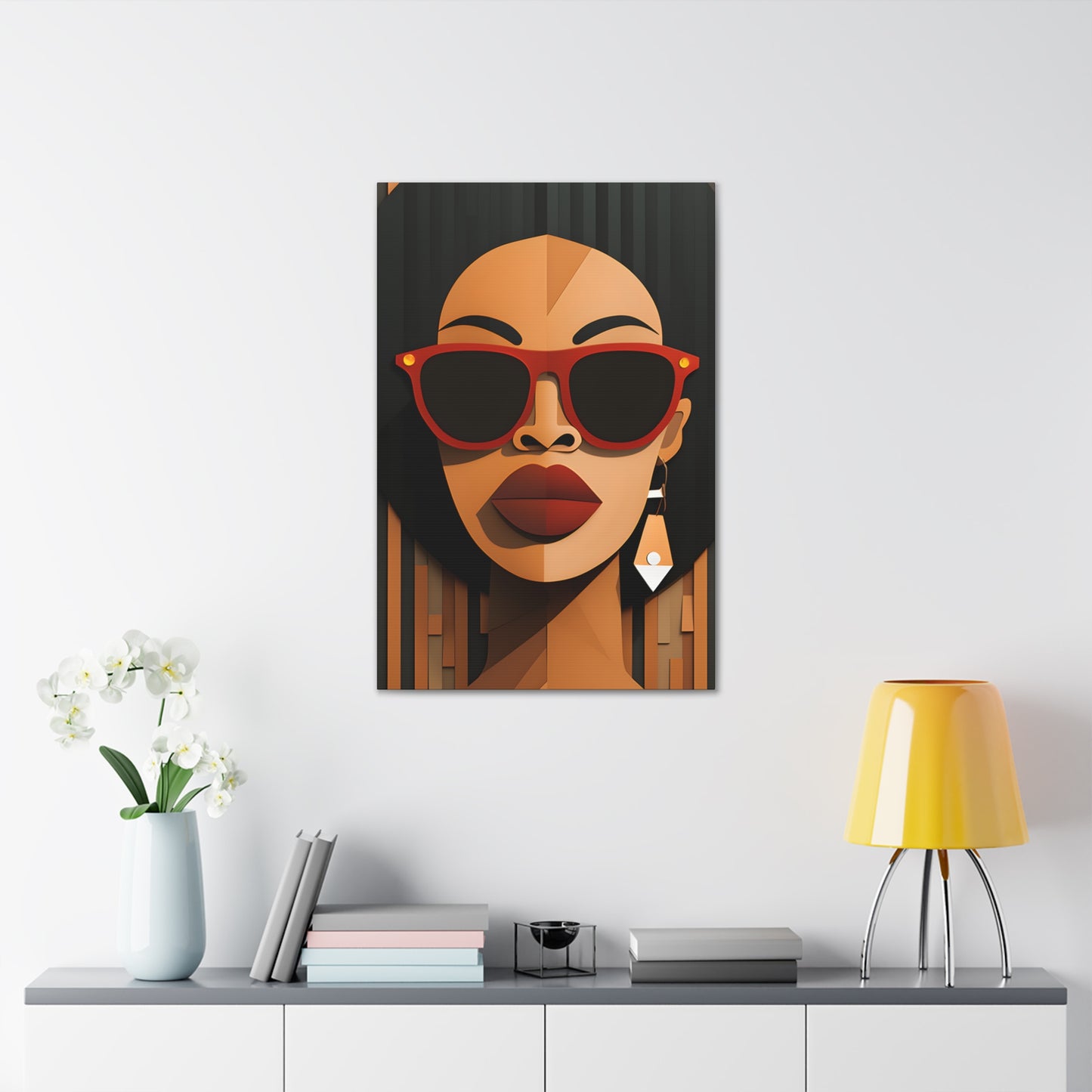 Contours of Confidence (Yvonne) - Canvas Print