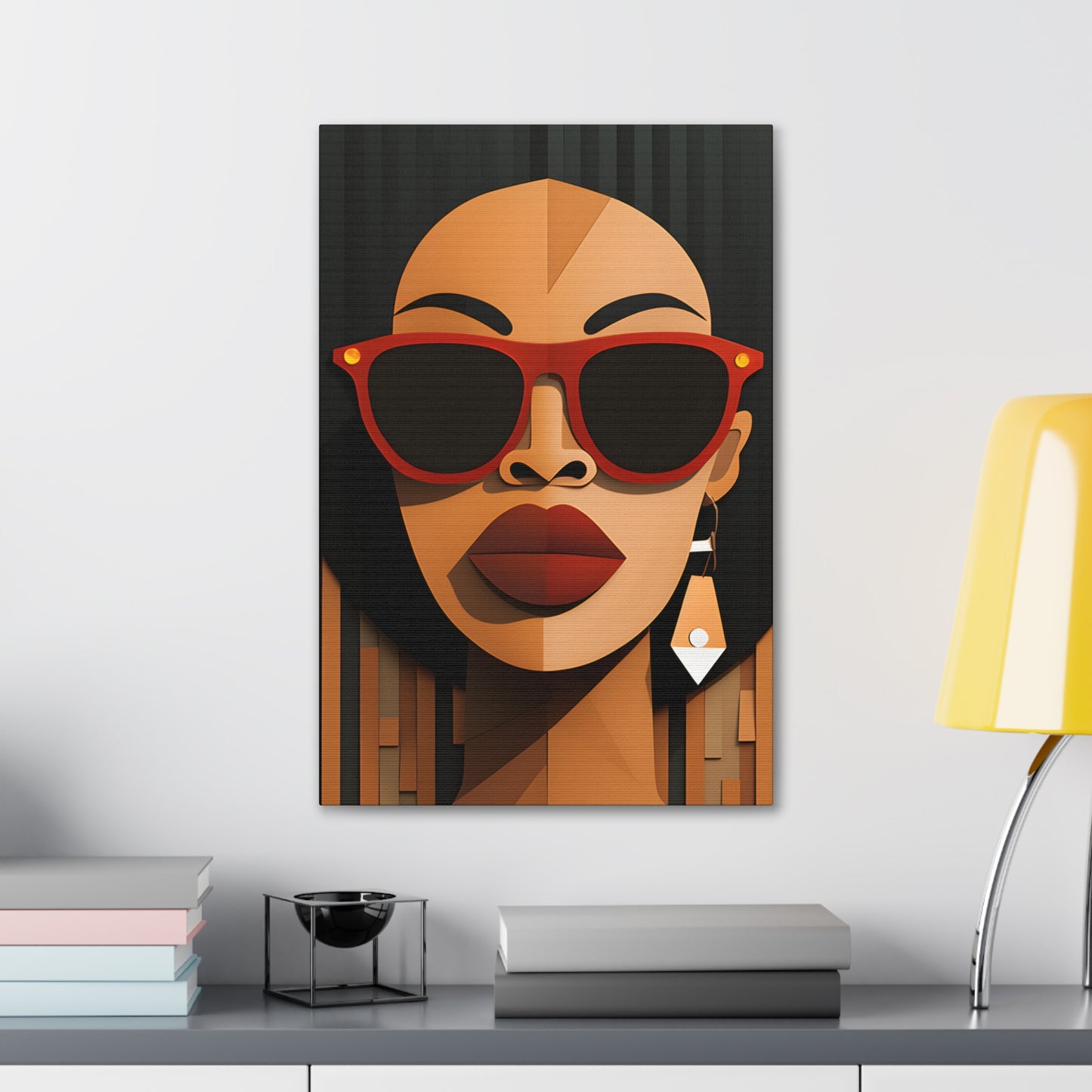 Contours of Confidence (Yvonne) - Canvas Print