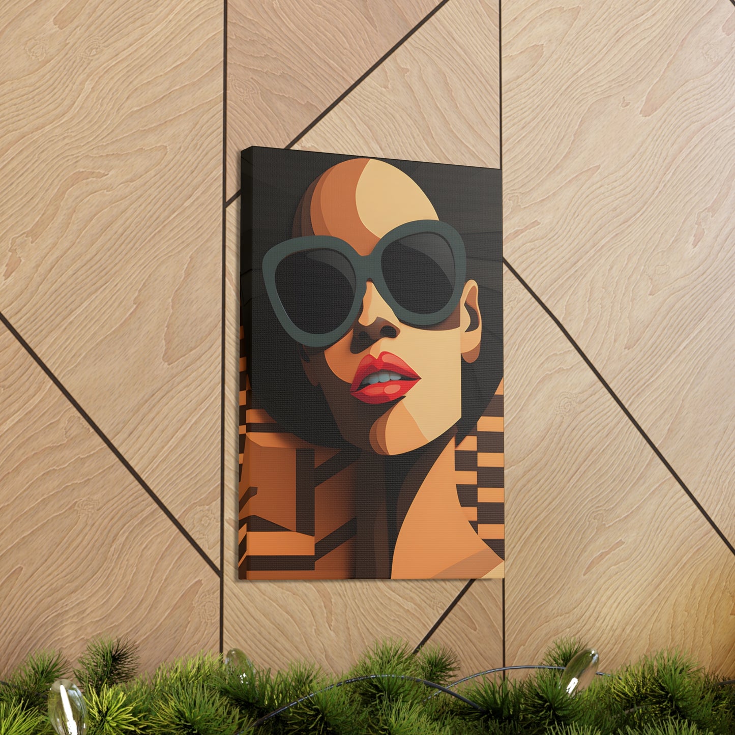 Contours of Confidence (Hazel) - Canvas Print