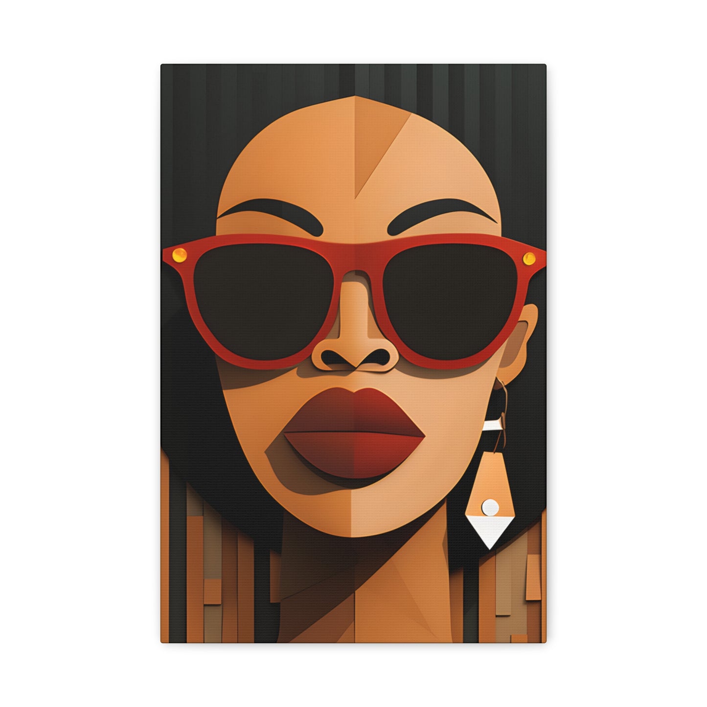 Contours of Confidence (Yvonne) - Canvas Print