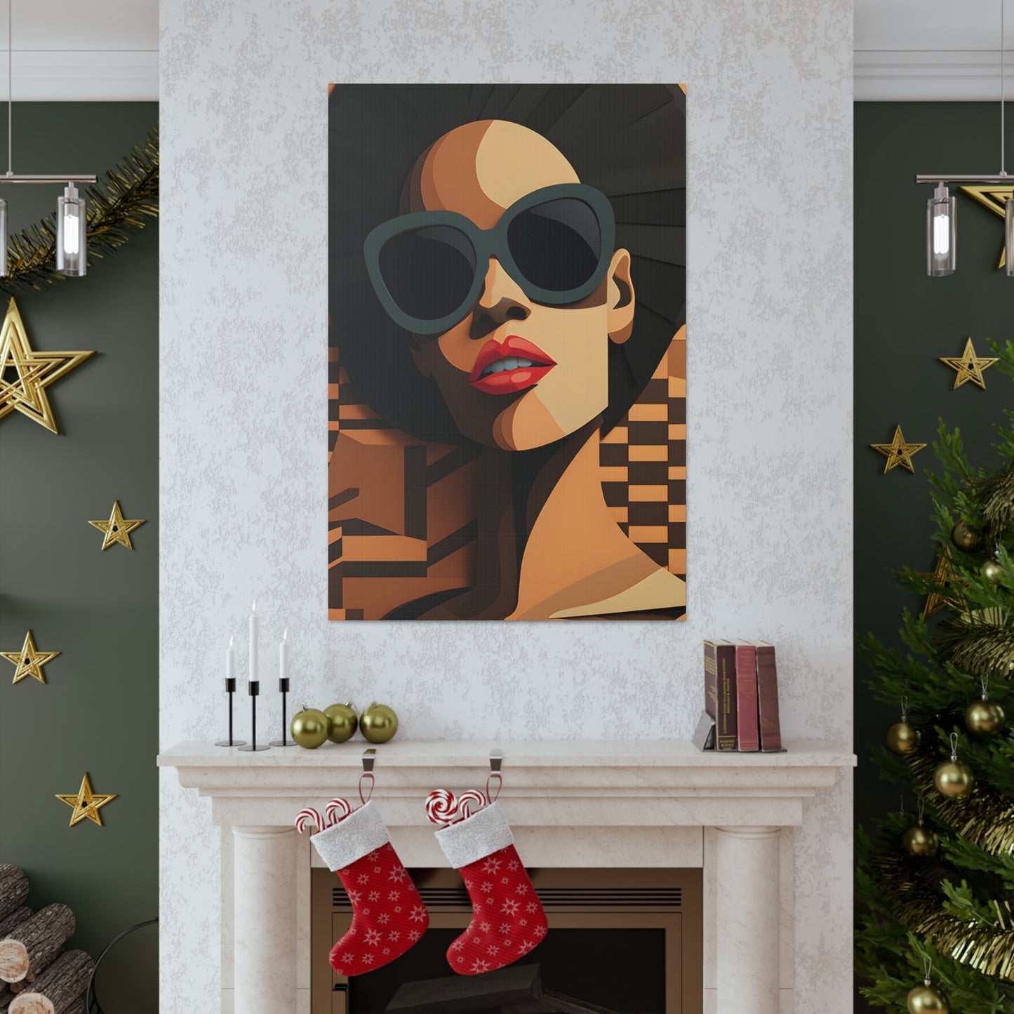 Contours of Confidence (Hazel) - Canvas Print