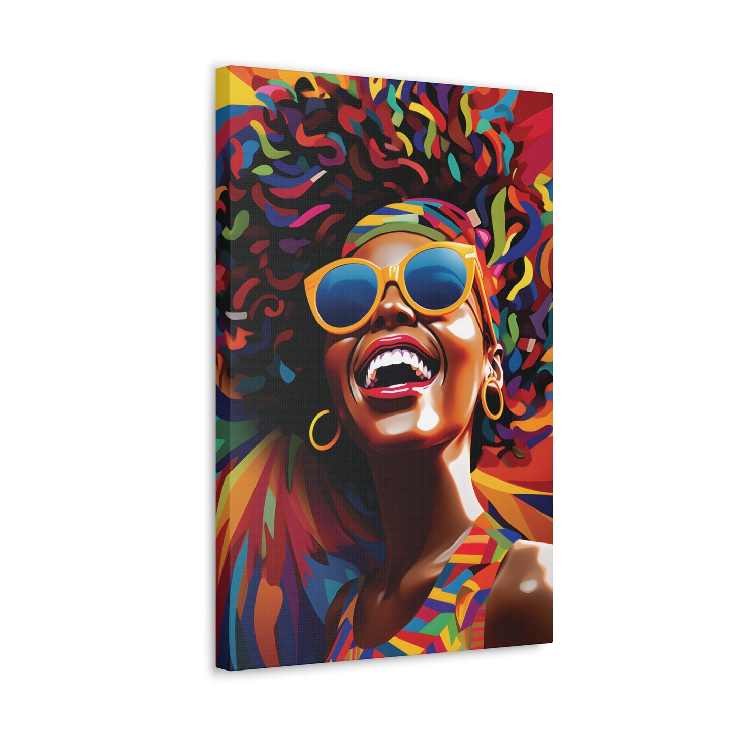 Electric Elegance (Tiana) - Canvas Print