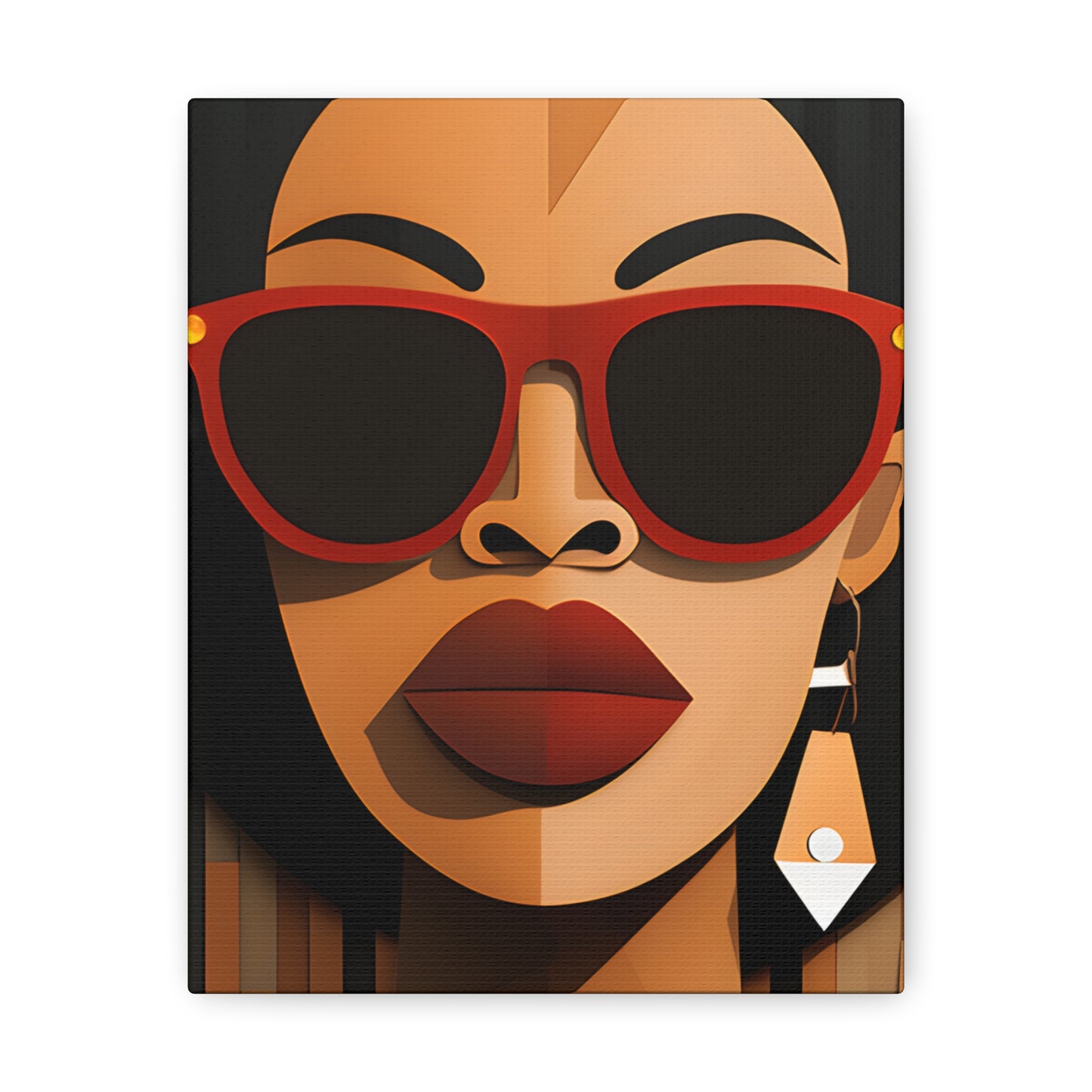 Contours of Confidence (Yvonne) - Canvas Print