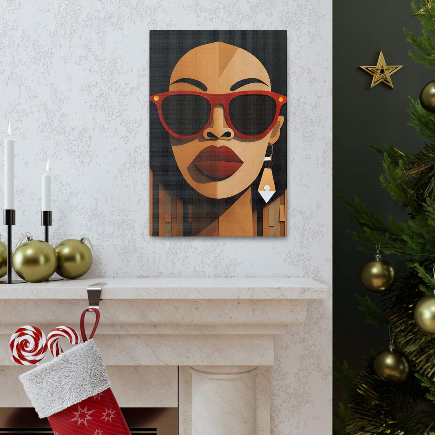 Contours of Confidence (Yvonne) - Canvas Print