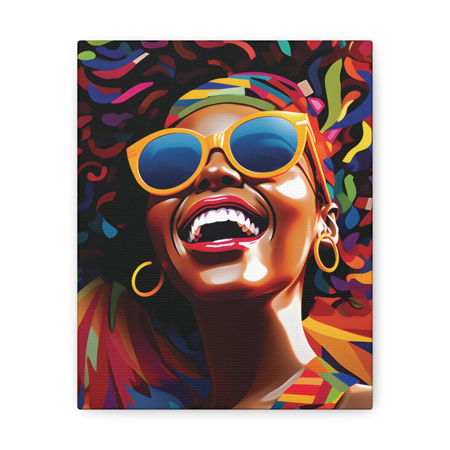 Electric Elegance (Tiana) - Canvas Print