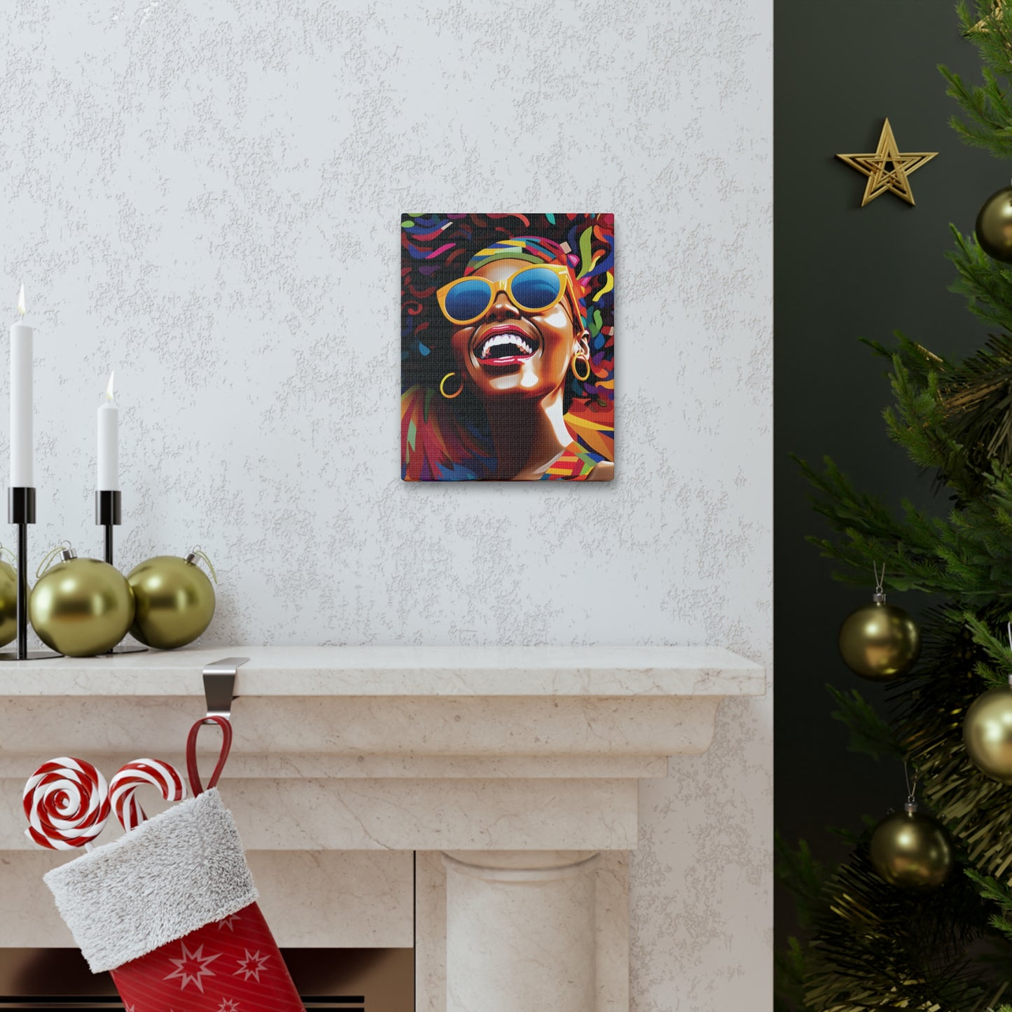 Electric Elegance (Tiana) - Canvas Print