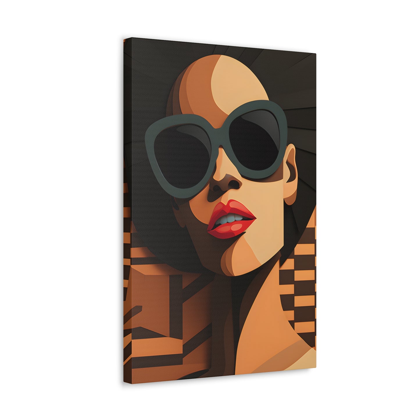 Contours of Confidence (Hazel) - Canvas Print