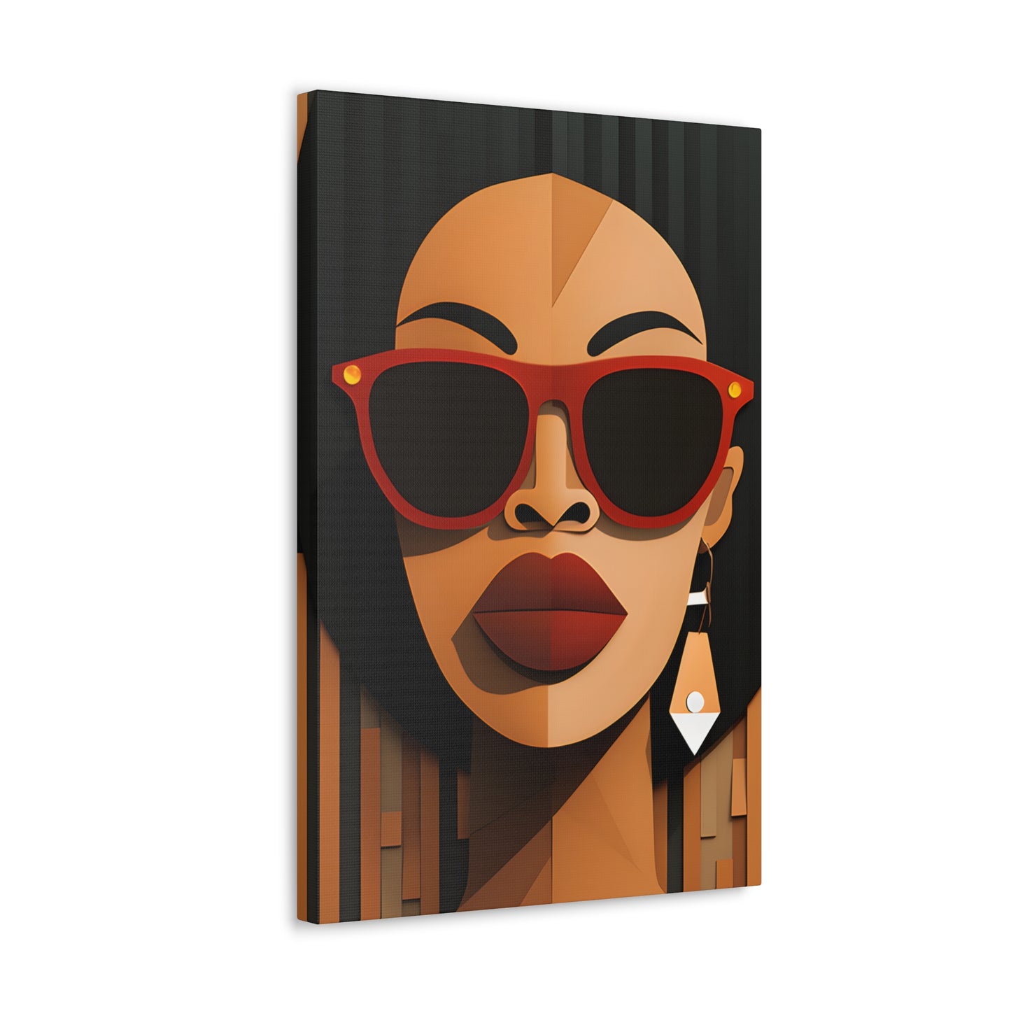 Contours of Confidence (Yvonne) - Canvas Print