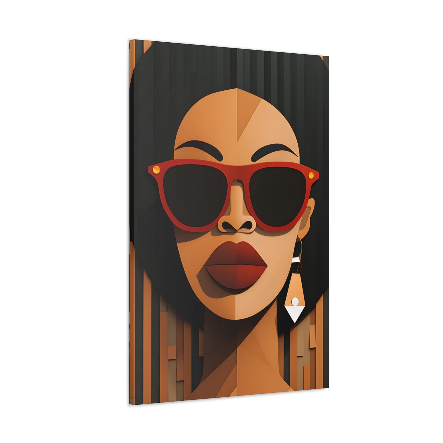 Contours of Confidence (Yvonne) - Canvas Print
