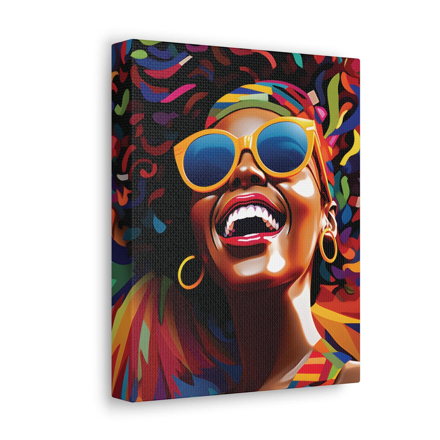 Electric Elegance (Tiana) - Canvas Print