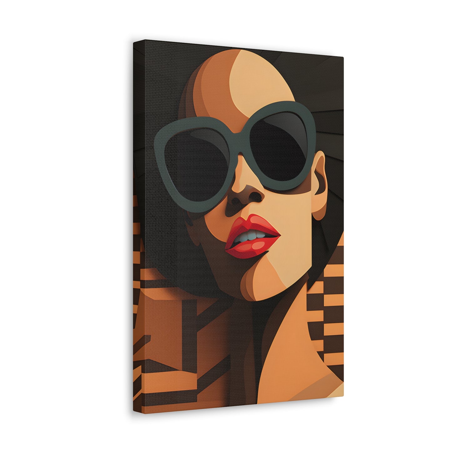 Contours of Confidence (Hazel) - Canvas Print
