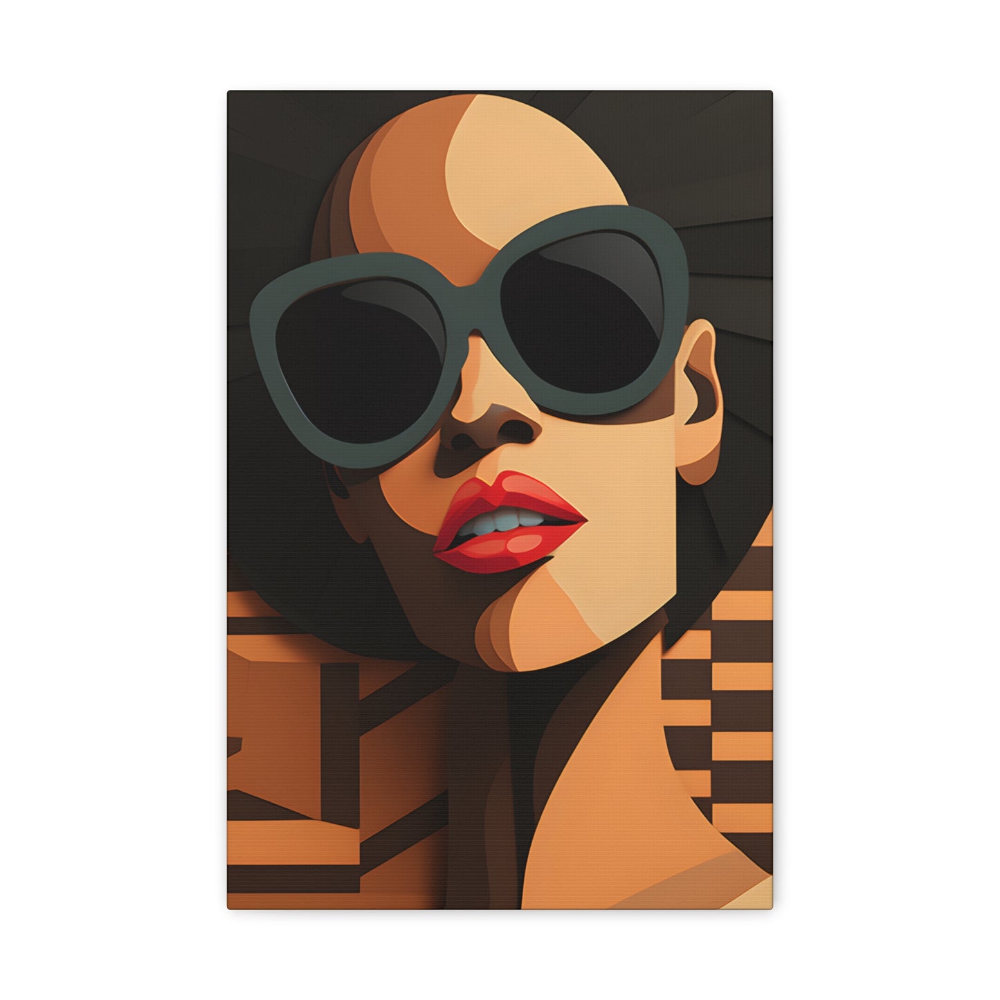 Contours of Confidence (Hazel) - Canvas Print