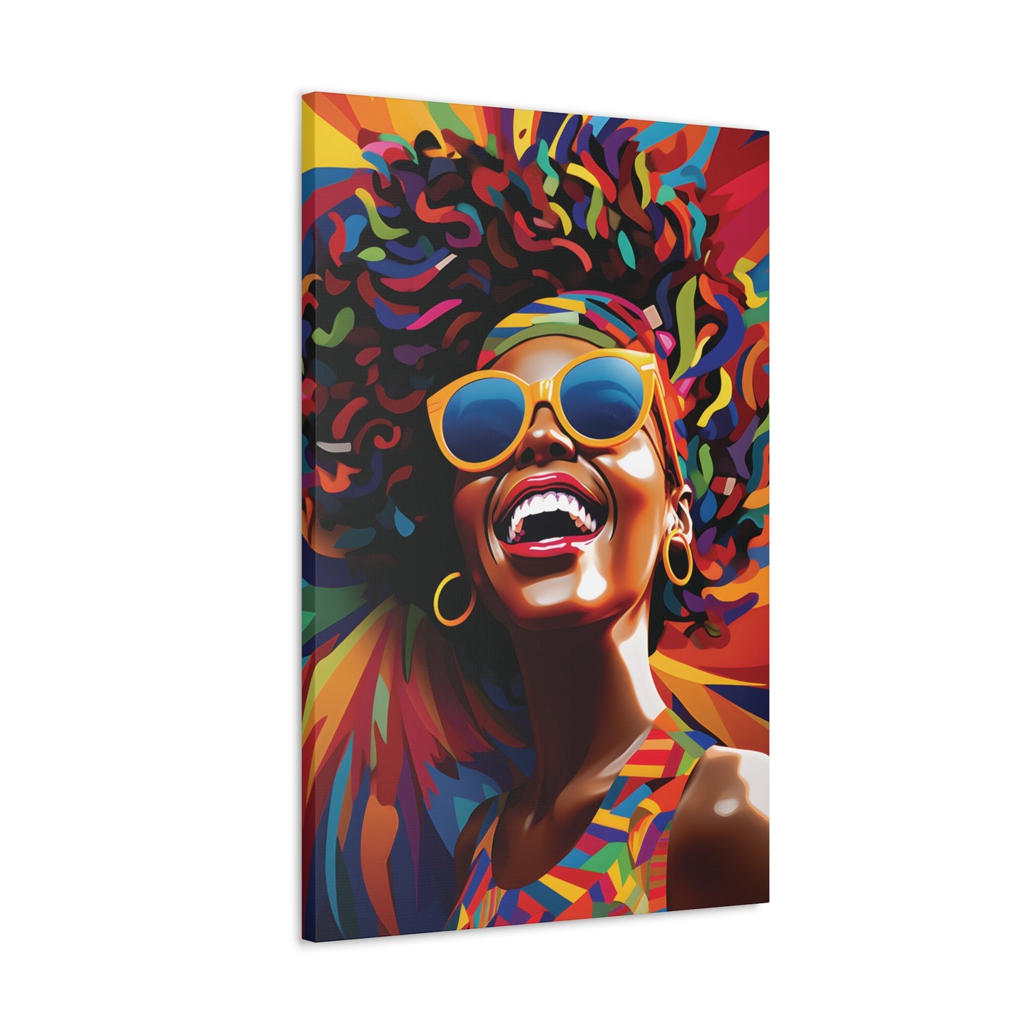 Electric Elegance (Tiana) - Canvas Print