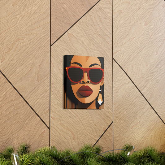 Contours of Confidence (Yvonne) - Canvas Print