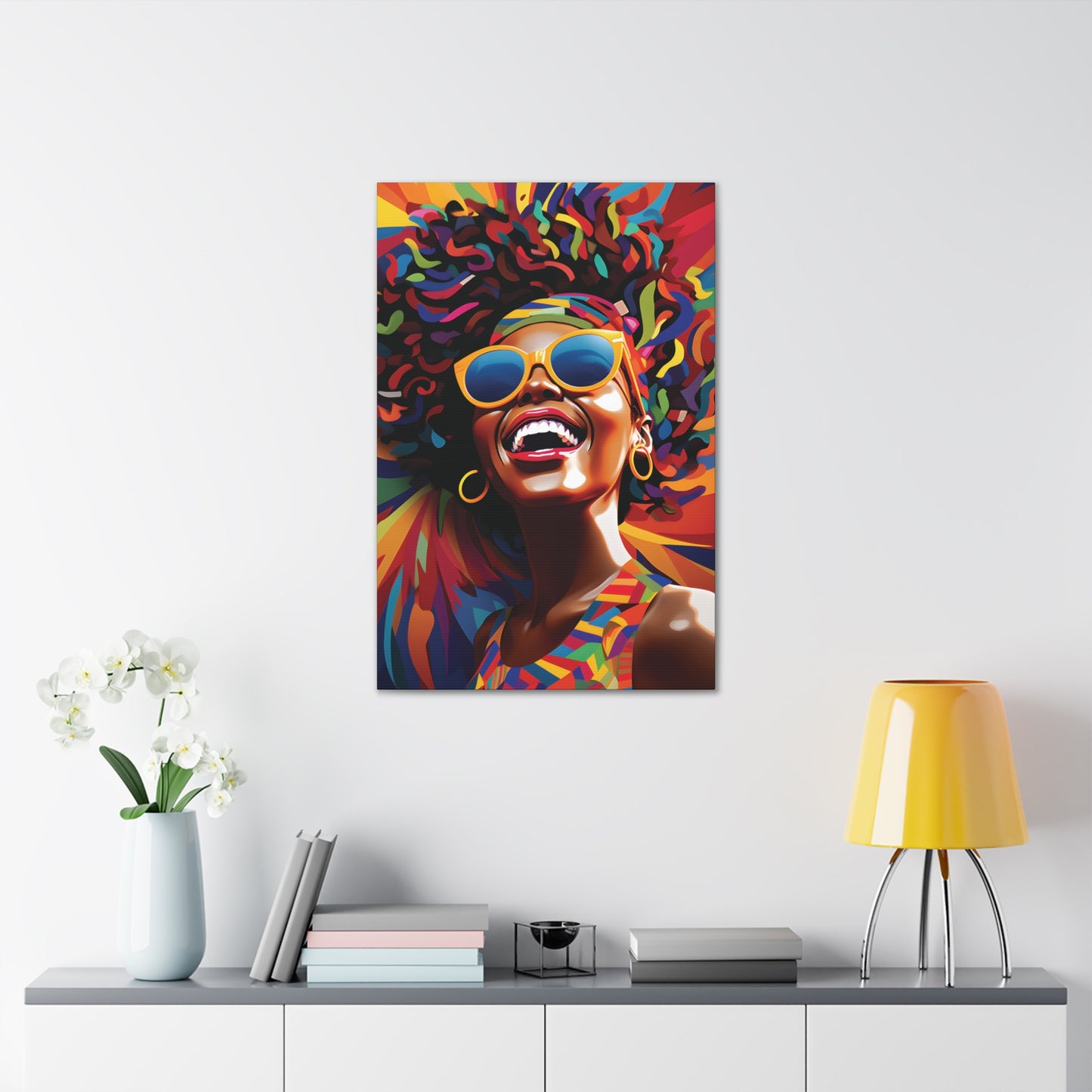 Electric Elegance (Tiana) - Canvas Print
