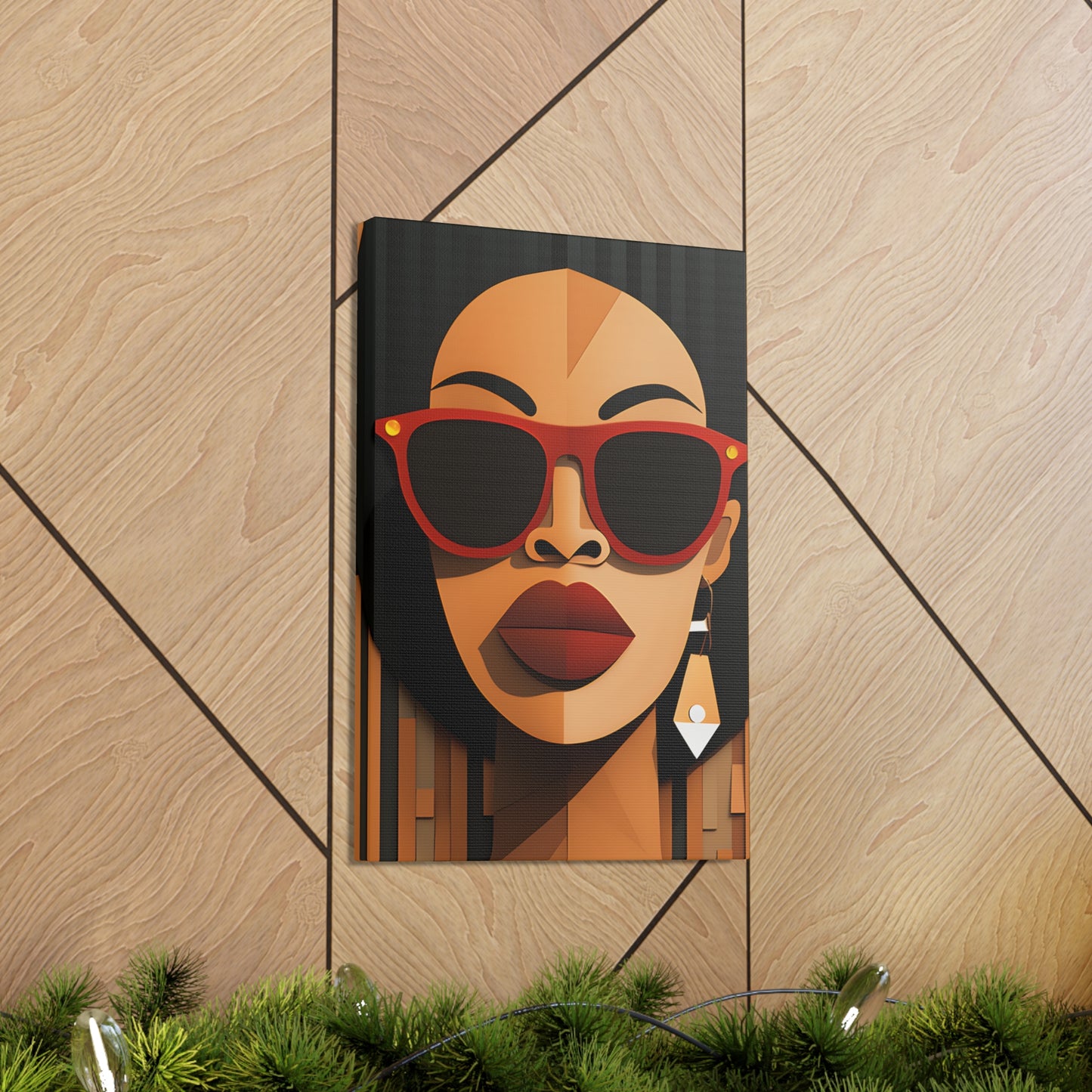 Contours of Confidence (Yvonne) - Canvas Print