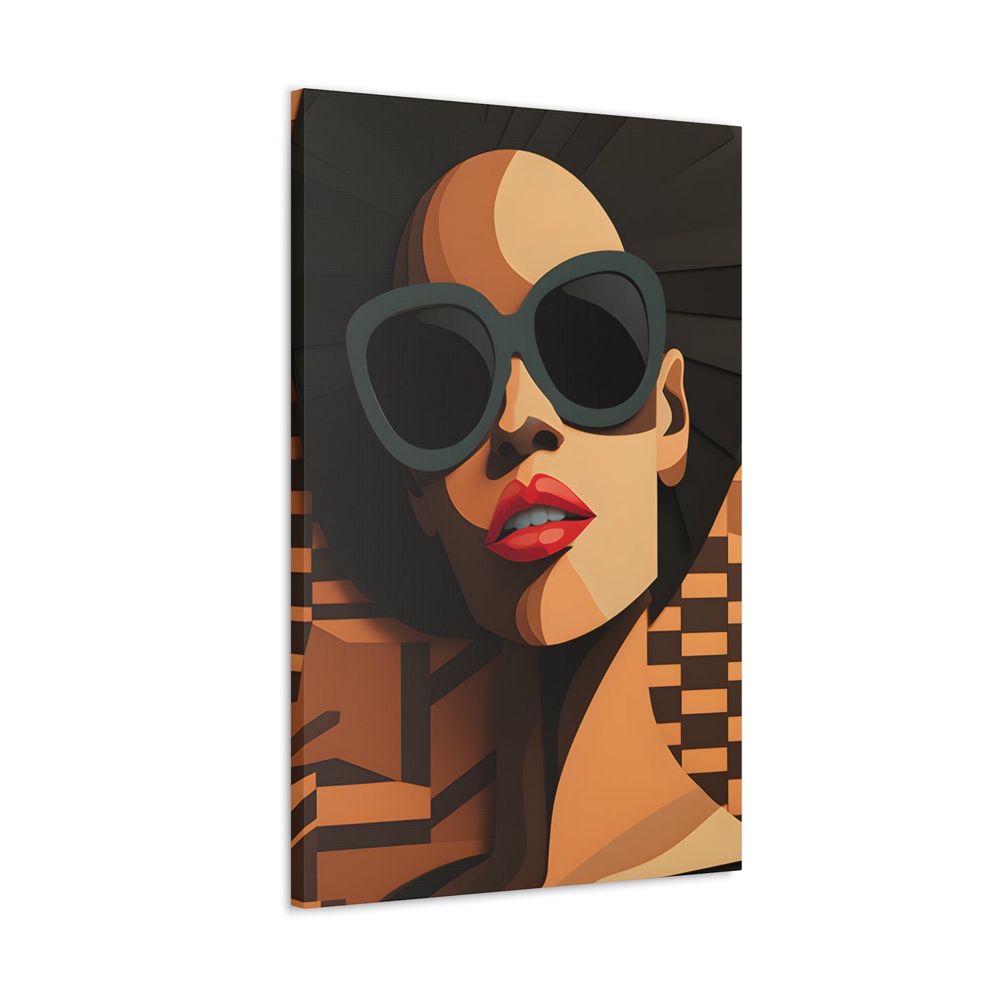 Contours of Confidence (Hazel) - Canvas Print