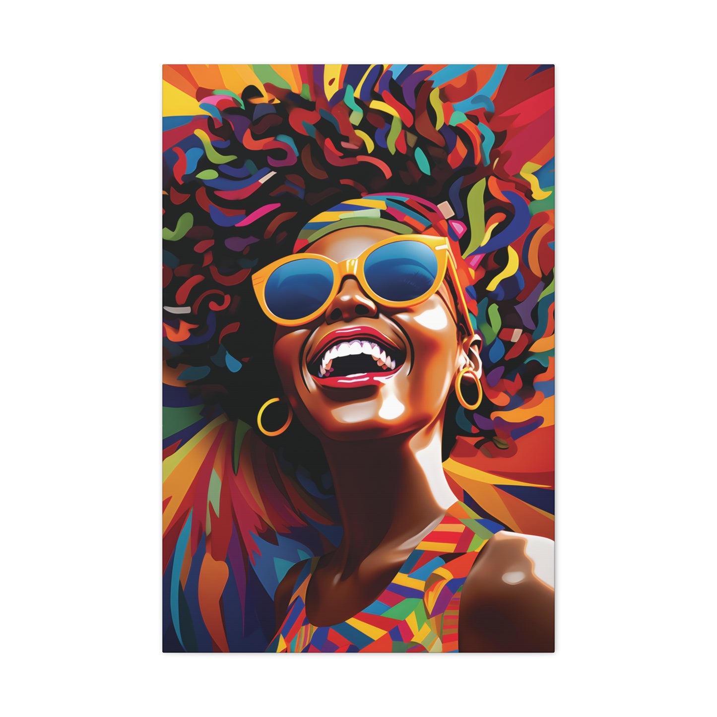 Electric Elegance (Tiana) - Canvas Print