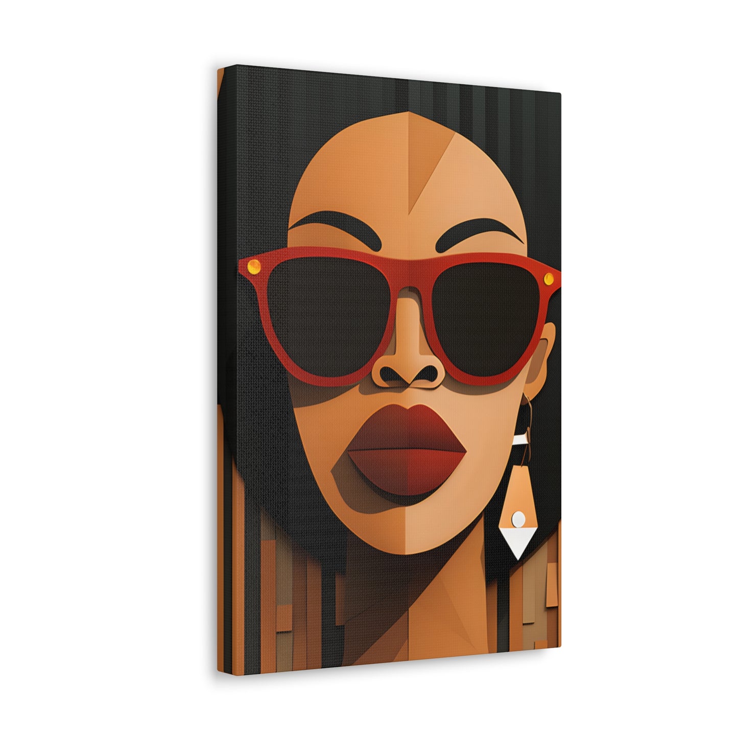 Contours of Confidence (Yvonne) - Canvas Print