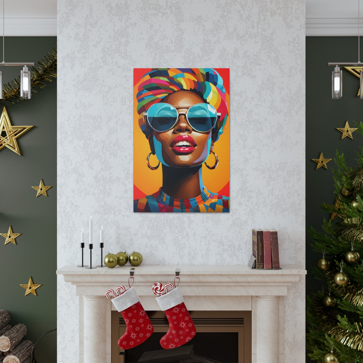 Kente Kouture (Camille) - Canvas Print