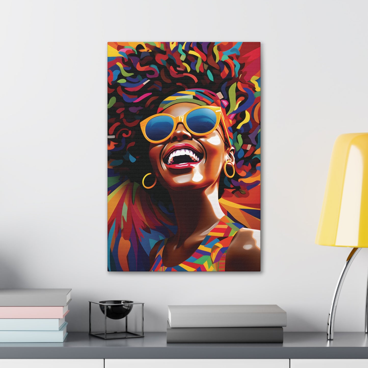 Electric Elegance (Tiana) - Canvas Print