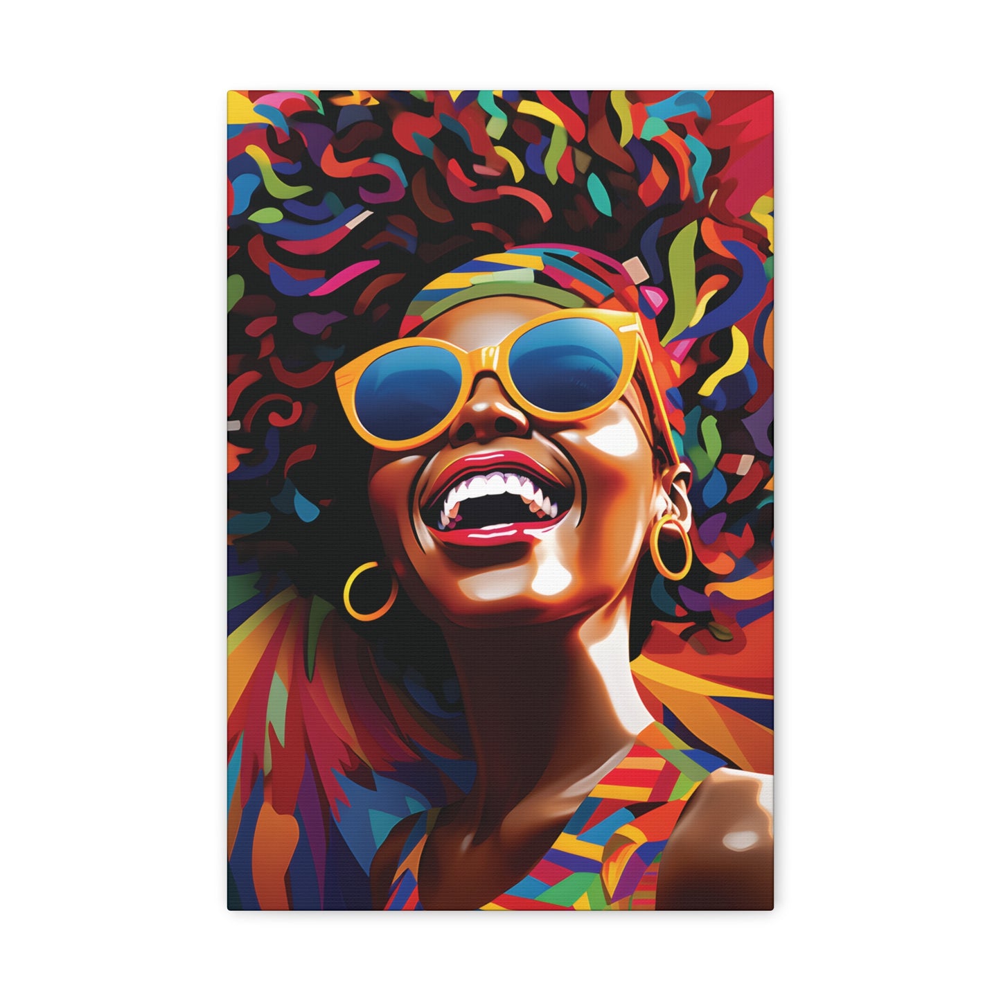 Electric Elegance (Tiana) - Canvas Print