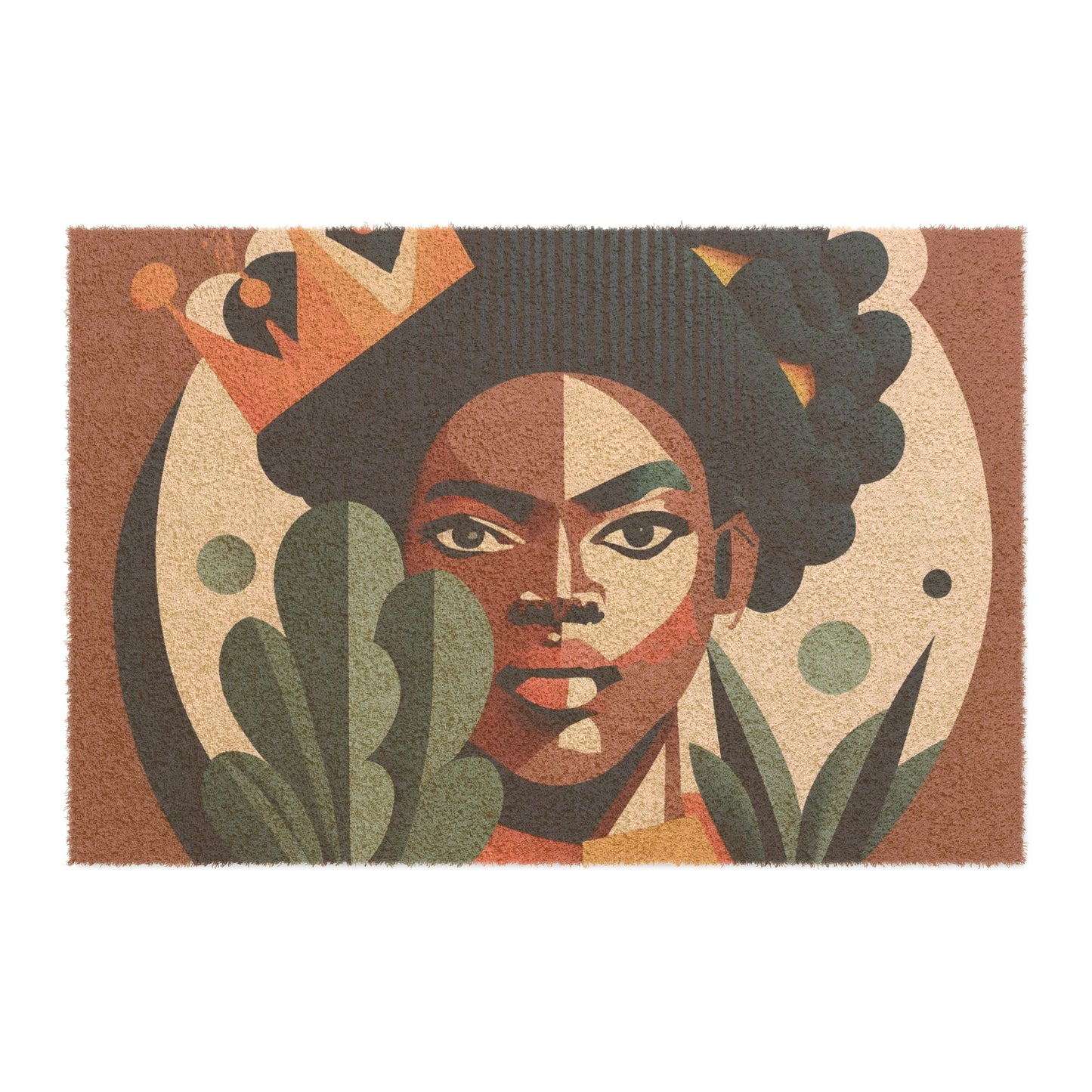 Crowned in Resilience Doormat