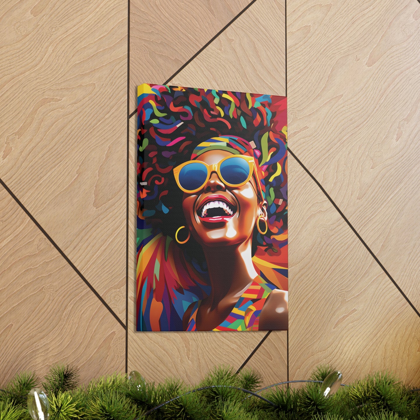 Electric Elegance (Tiana) - Canvas Print
