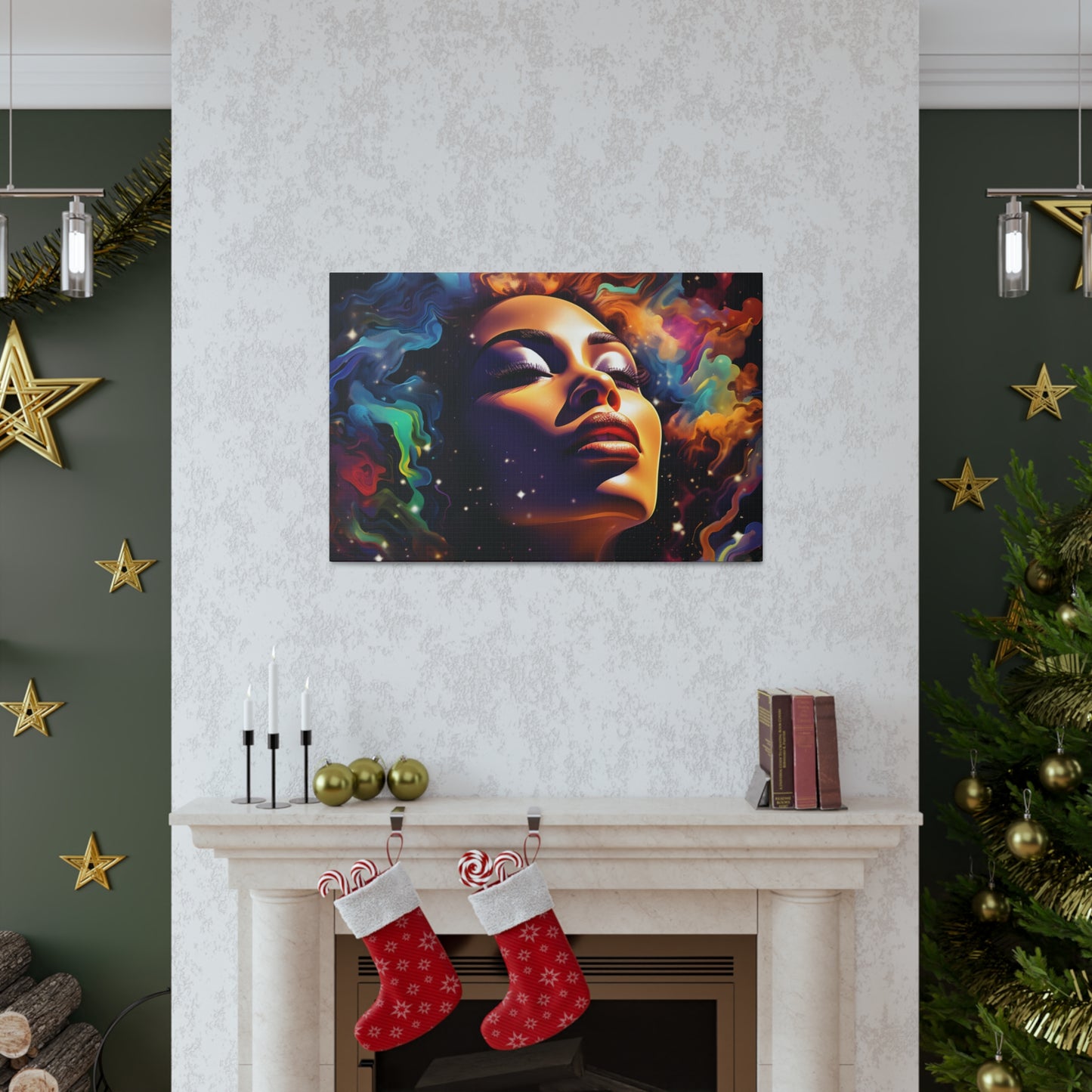 Cosmic Color & Cloudscapes (Lyrica) - Canvas Print