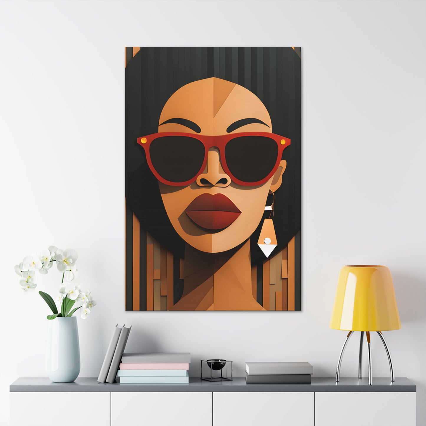 Contours of Confidence (Yvonne) - Canvas Print
