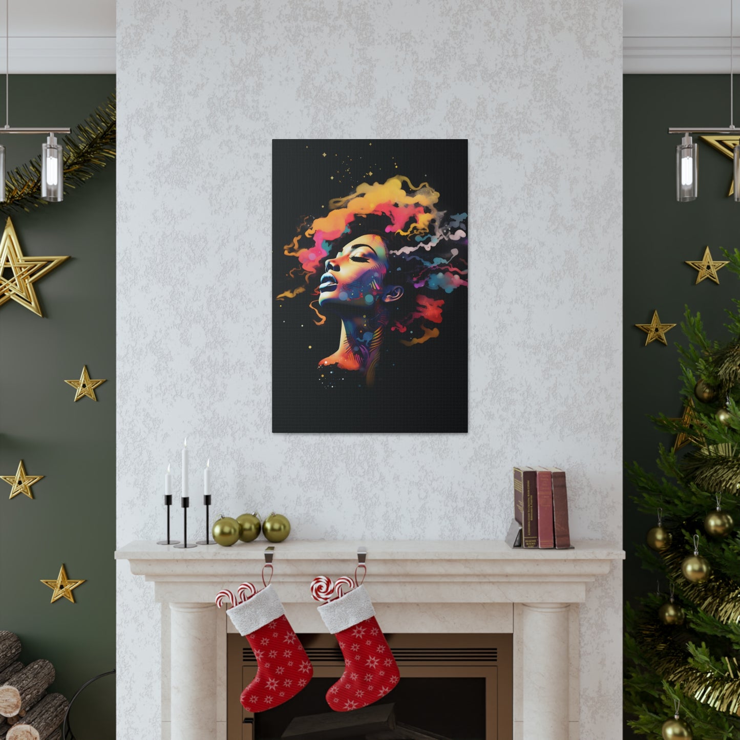 Cosmic Color & Cloudscapes (Stella) - Canvas Print