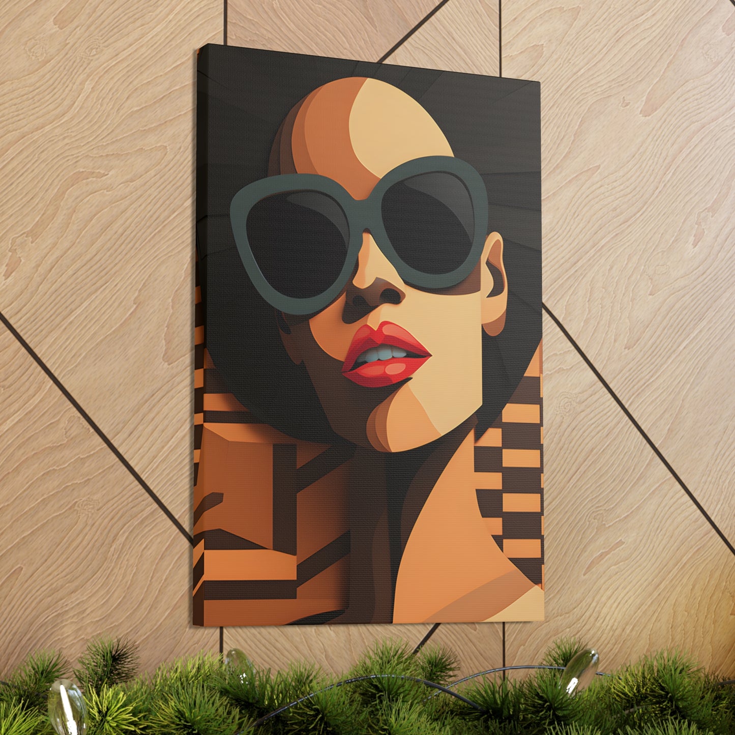 Contours of Confidence (Hazel) - Canvas Print