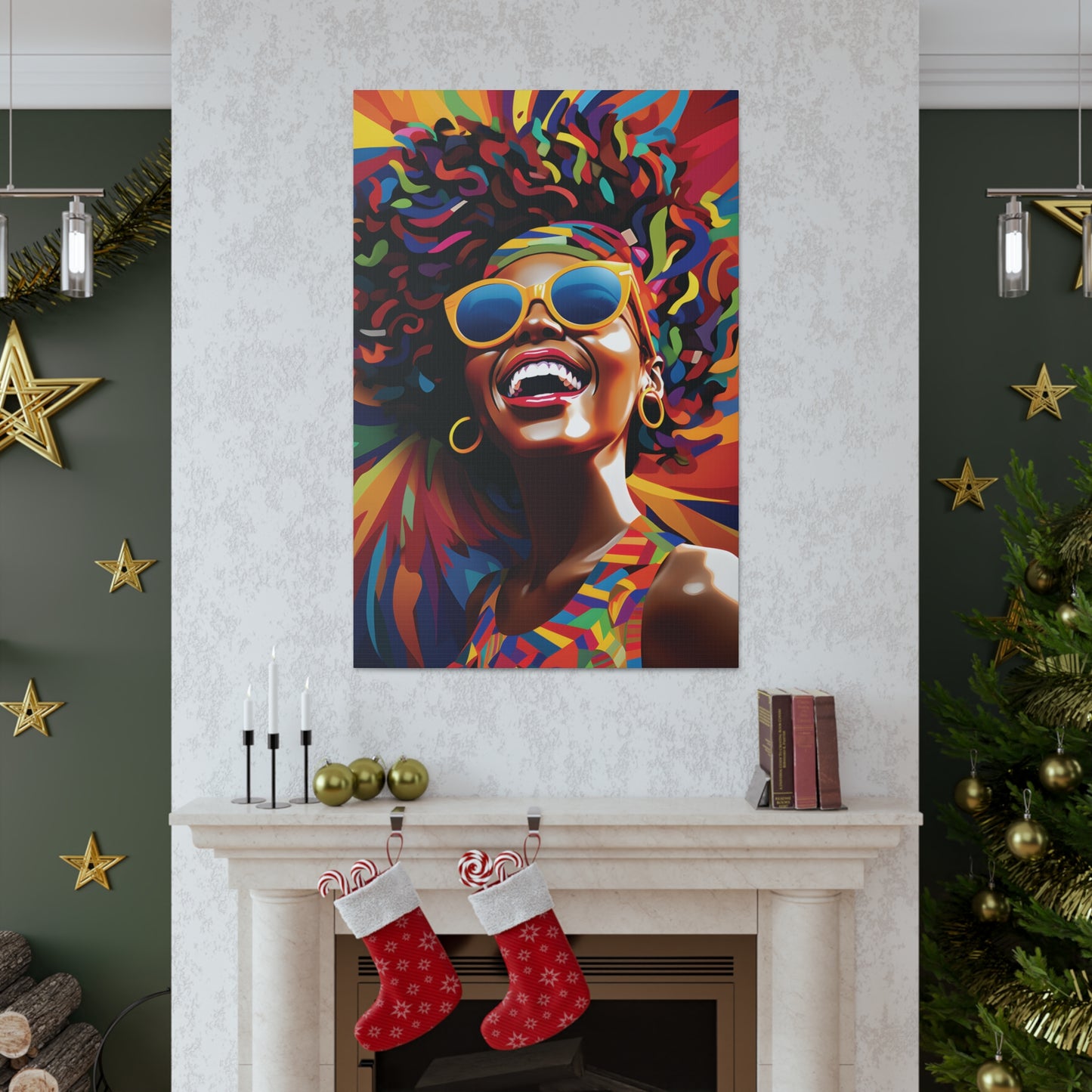 Electric Elegance (Tiana) - Canvas Print