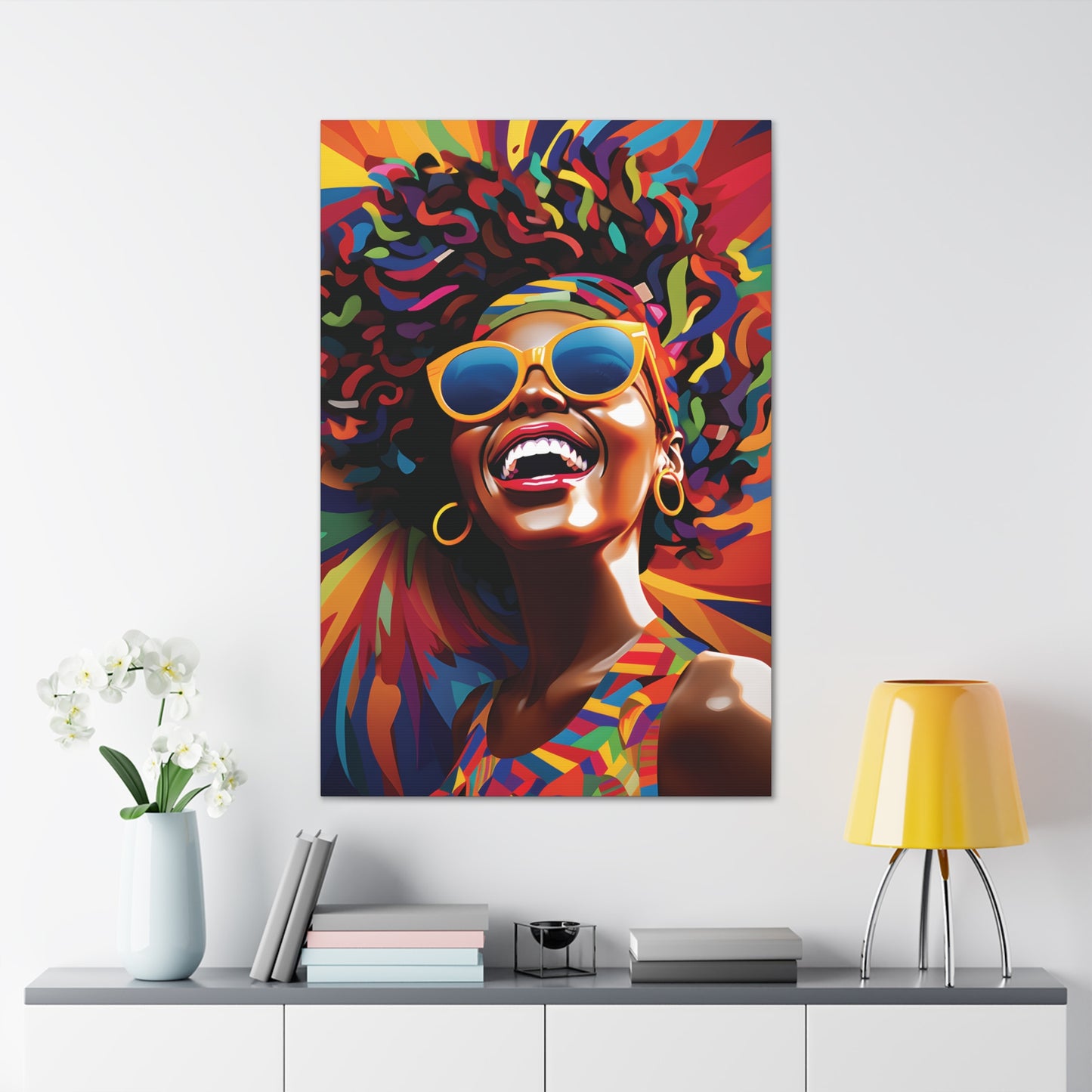 Electric Elegance (Tiana) - Canvas Print