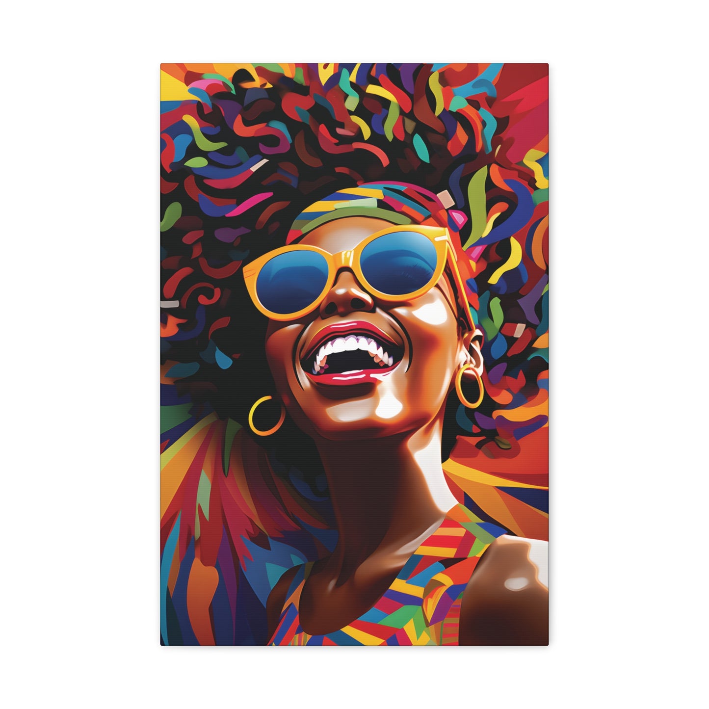 Electric Elegance (Tiana) - Canvas Print