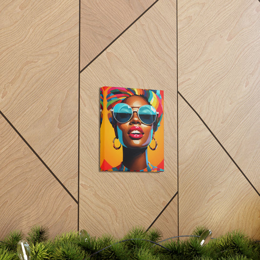Kente Kouture (Camille) - Canvas Print