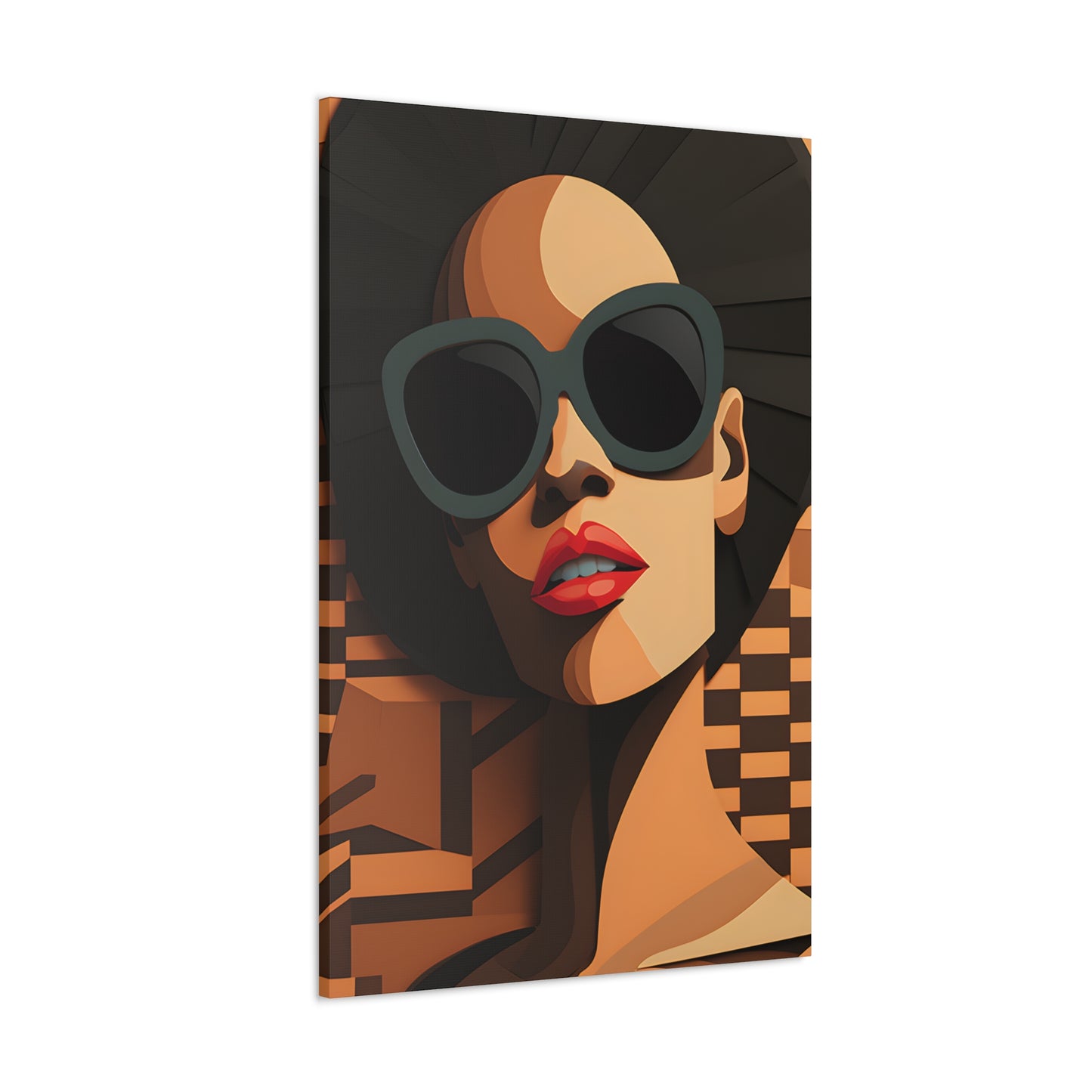 Contours of Confidence (Hazel) - Canvas Print