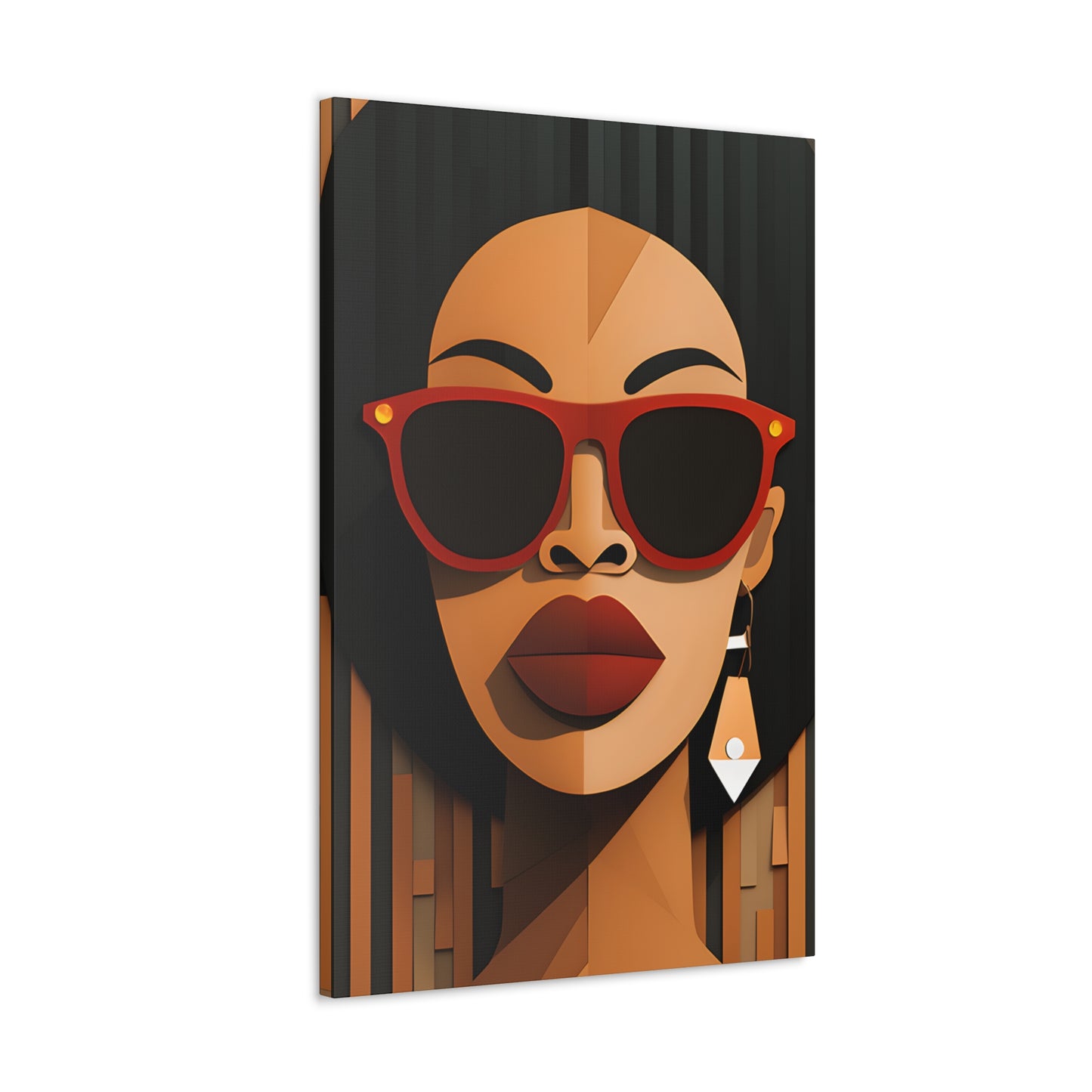 Contours of Confidence (Yvonne) - Canvas Print