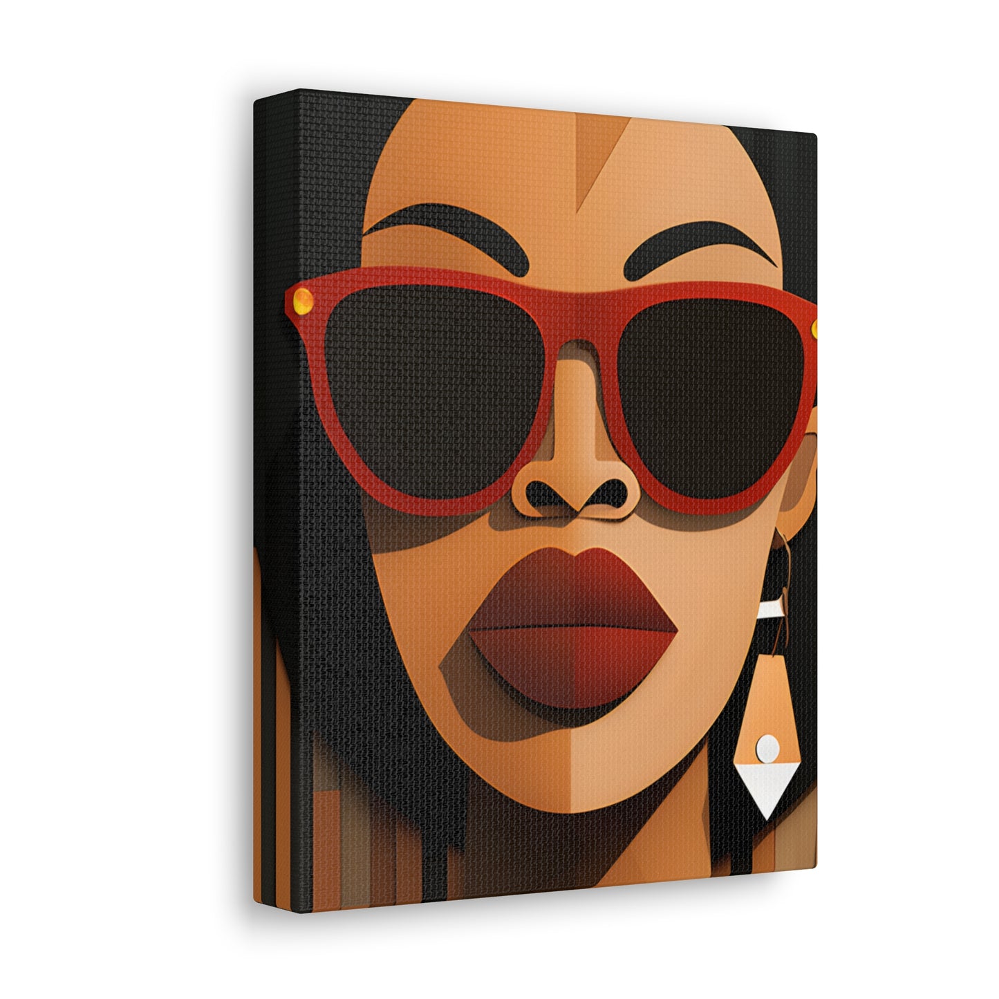 Contours of Confidence (Yvonne) - Canvas Print