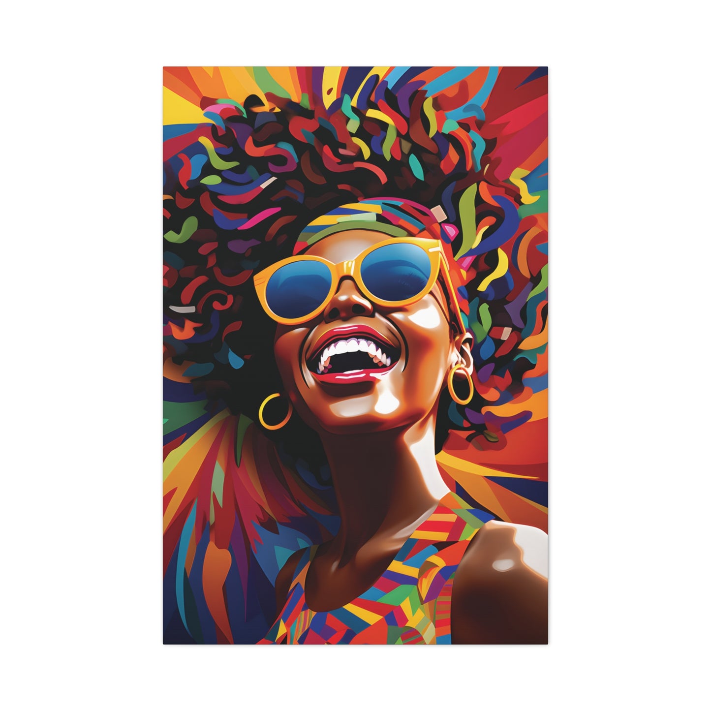 Electric Elegance (Tiana) - Canvas Print