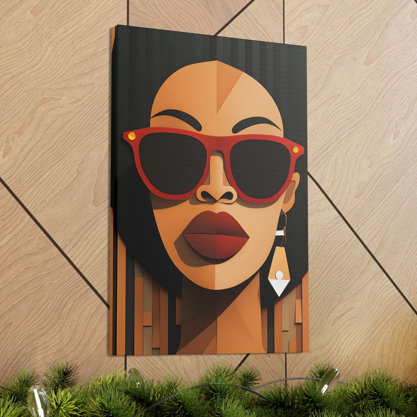 Contours of Confidence (Yvonne) - Canvas Print