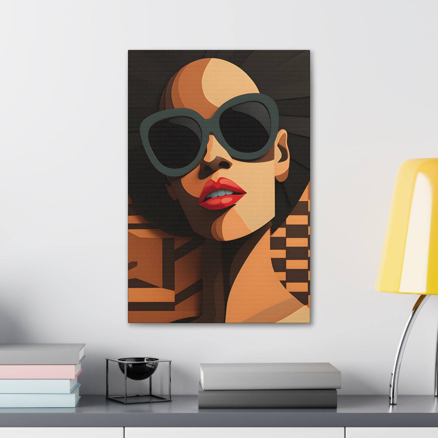 Contours of Confidence (Hazel) - Canvas Print