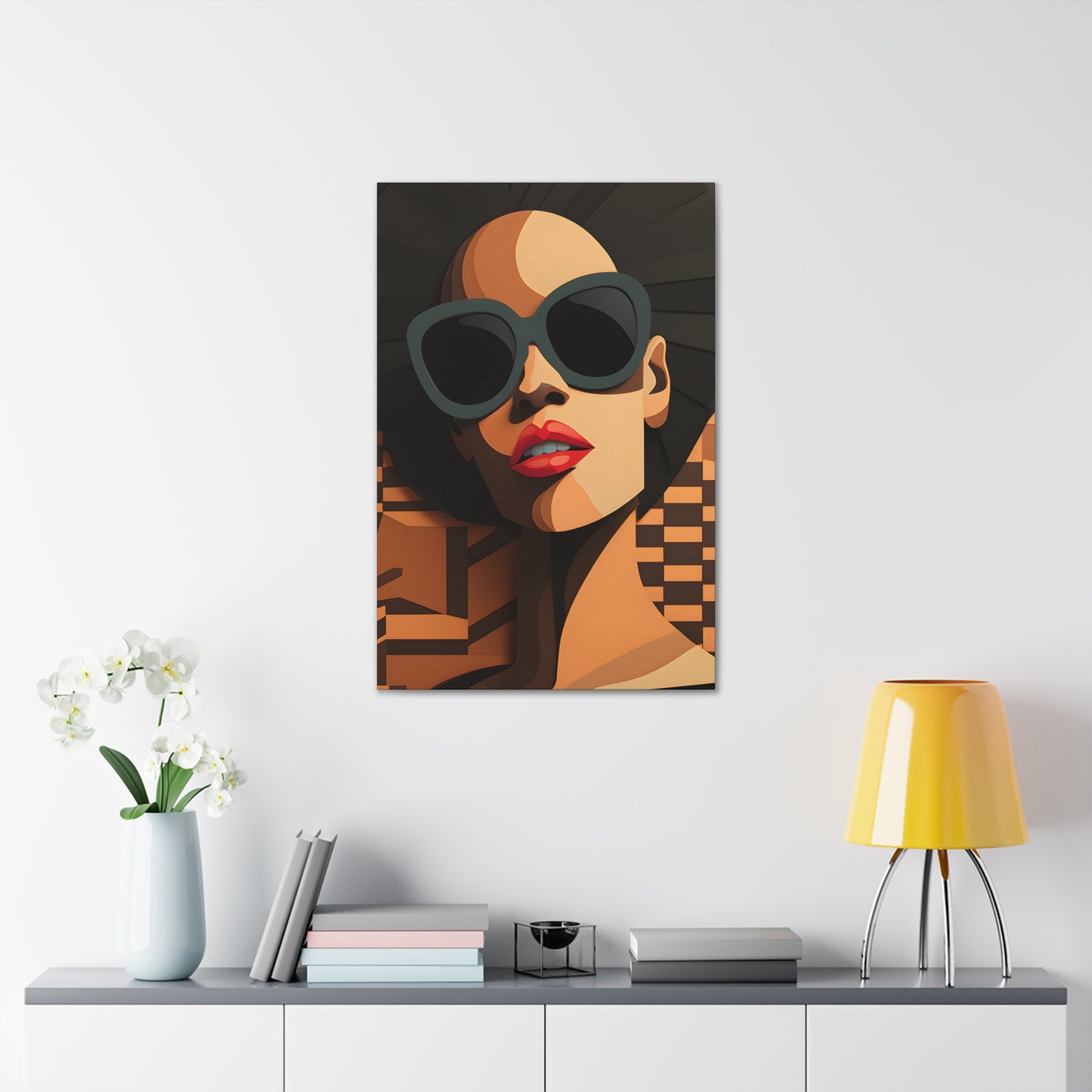 Contours of Confidence (Hazel) - Canvas Print