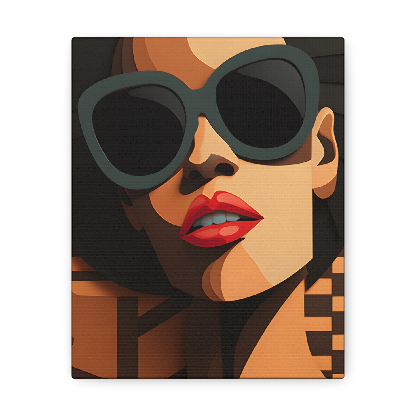 Contours of Confidence (Hazel) - Canvas Print