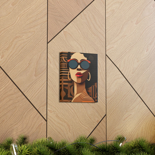 Contours of Confidence (Janelle) - Canvas Print